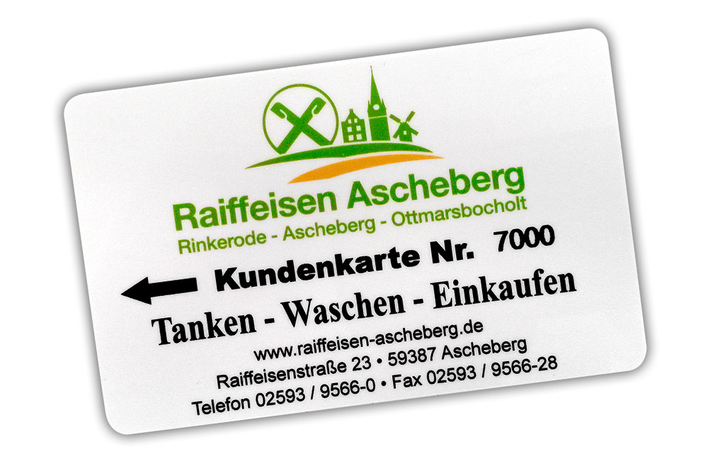 Tankkarte Raiffeisen Ascheberg